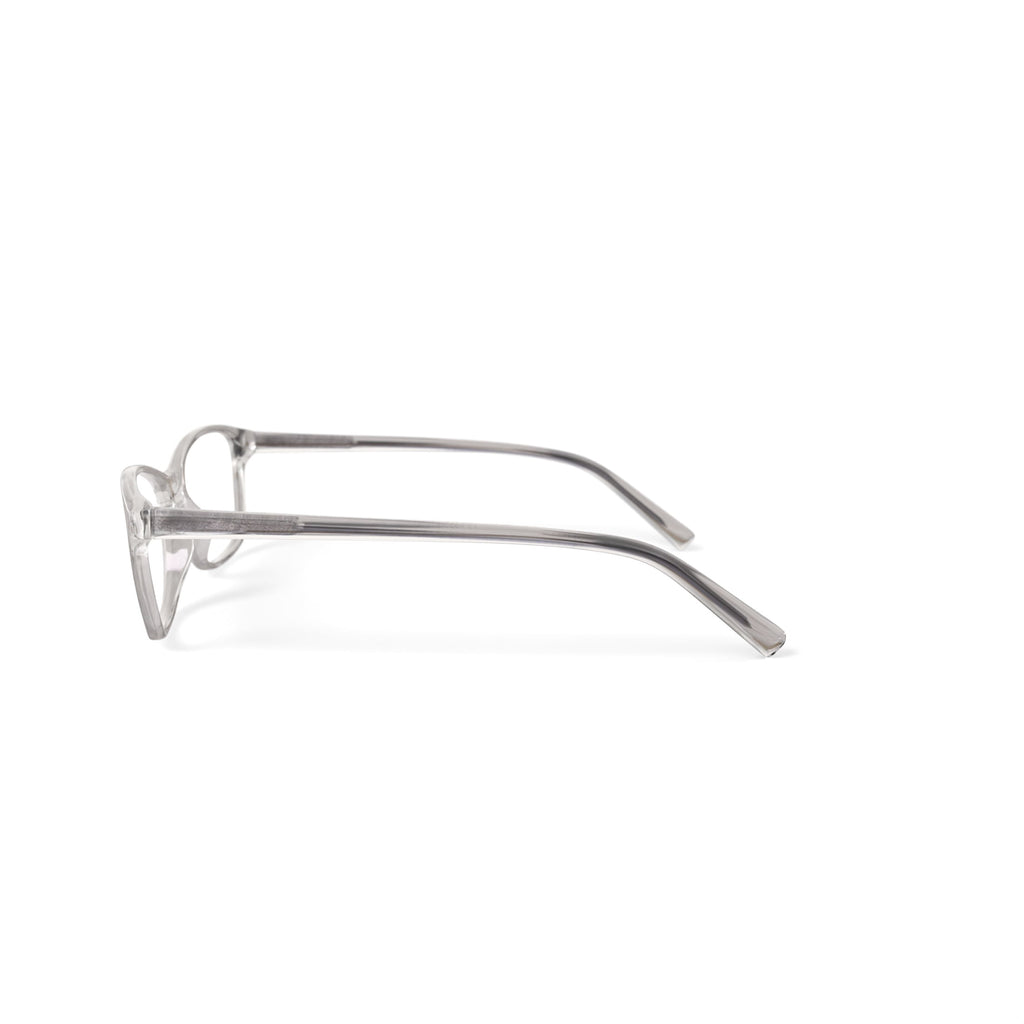 Women's BE226 Hibiscus Cat Eye Prescription Eyeglasses with Case, Crystal
