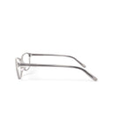 Women's BE226 Hibiscus Cat Eye Prescription Eyeglasses with Case, Crystal