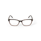 EV1 Ellen DeGeneres Women's Bette Square Prescription Eyeglasses with Case, Tortoise Gradient