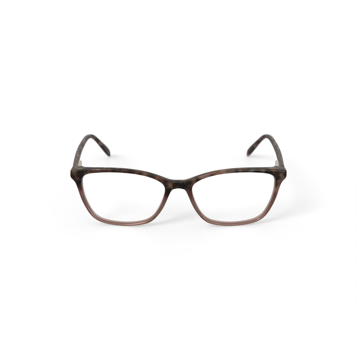 EV1 Ellen DeGeneres Women's Bette Square Prescription Eyeglasses with Case, Tortoise Gradient