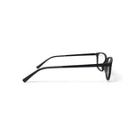 Men's Wilder Rectangular Prescription Eyeglasses with Case, Matte Black