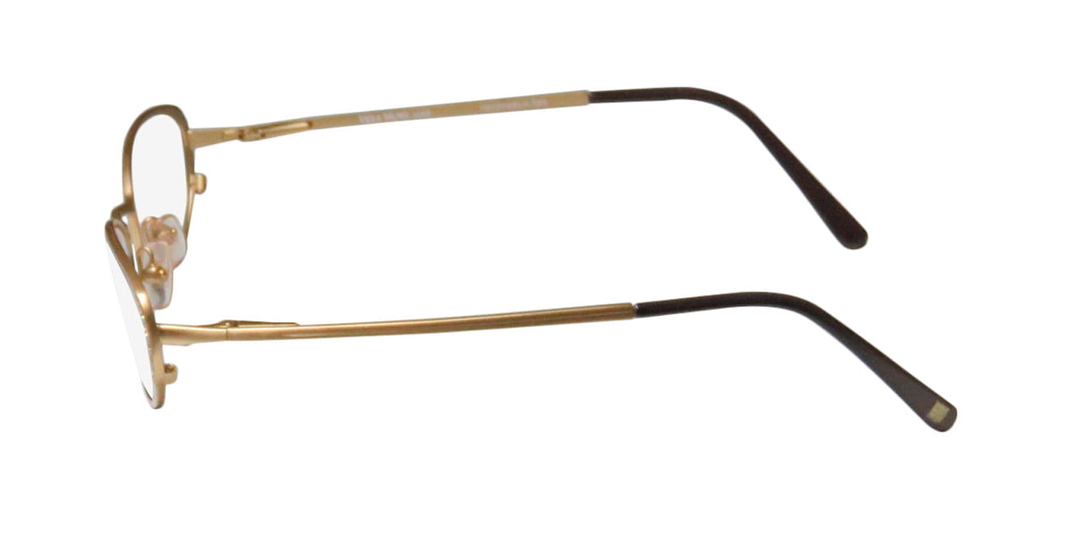 NEW VERA WANG LUXE EPIPHANY I WOMENS/LADIES CAT EYE FULL-RIM TITANIUM GOLD TITANIUM CAT EYE HANDMADE IN ITALY FRAME DEMO LENSES 49-17-130 SPRING HINGES EYEGLASSES/EYE GLASSES