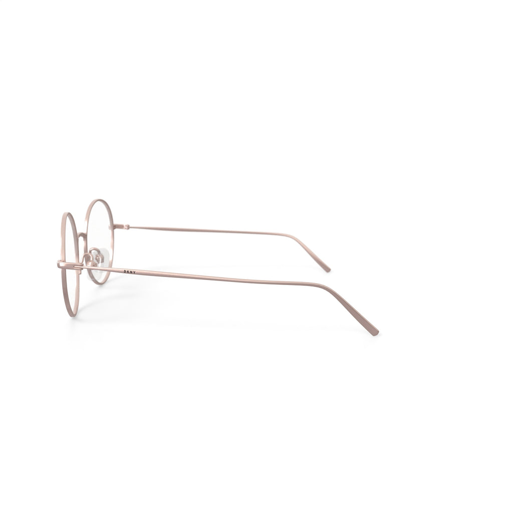 Women's DK1003 Prescription Eyeglasses with Case, Rose Gold