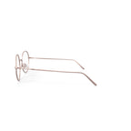 Women's DK1003 Prescription Eyeglasses with Case, Rose Gold