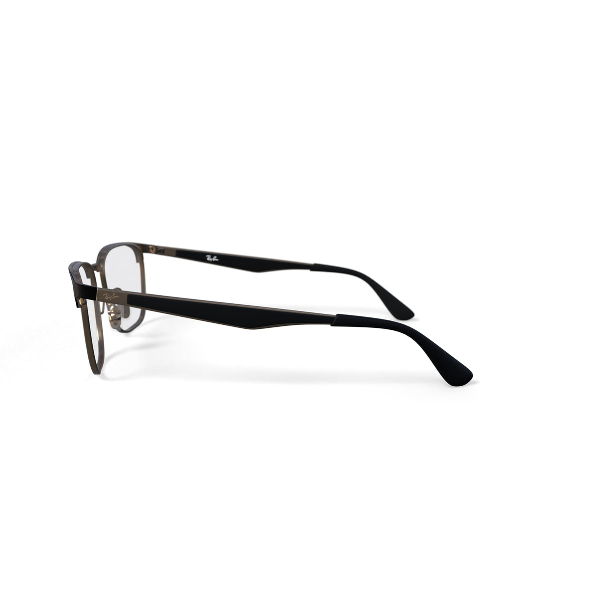  Unisex Size 54 Square Prescription Eyeglasses with Case, Black on Arista/Demo Lens