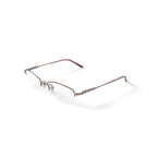 Women's M163 Oval Prescription Eyeglasses with Case, Gold