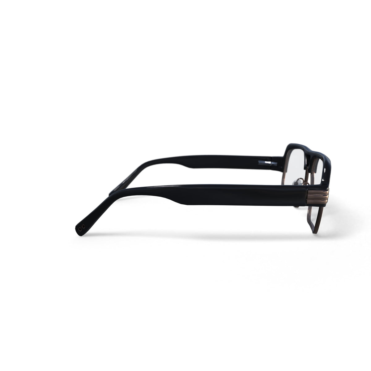 Reverb Men's RVMO5110 Prescription Eyeglasses with Case, Black