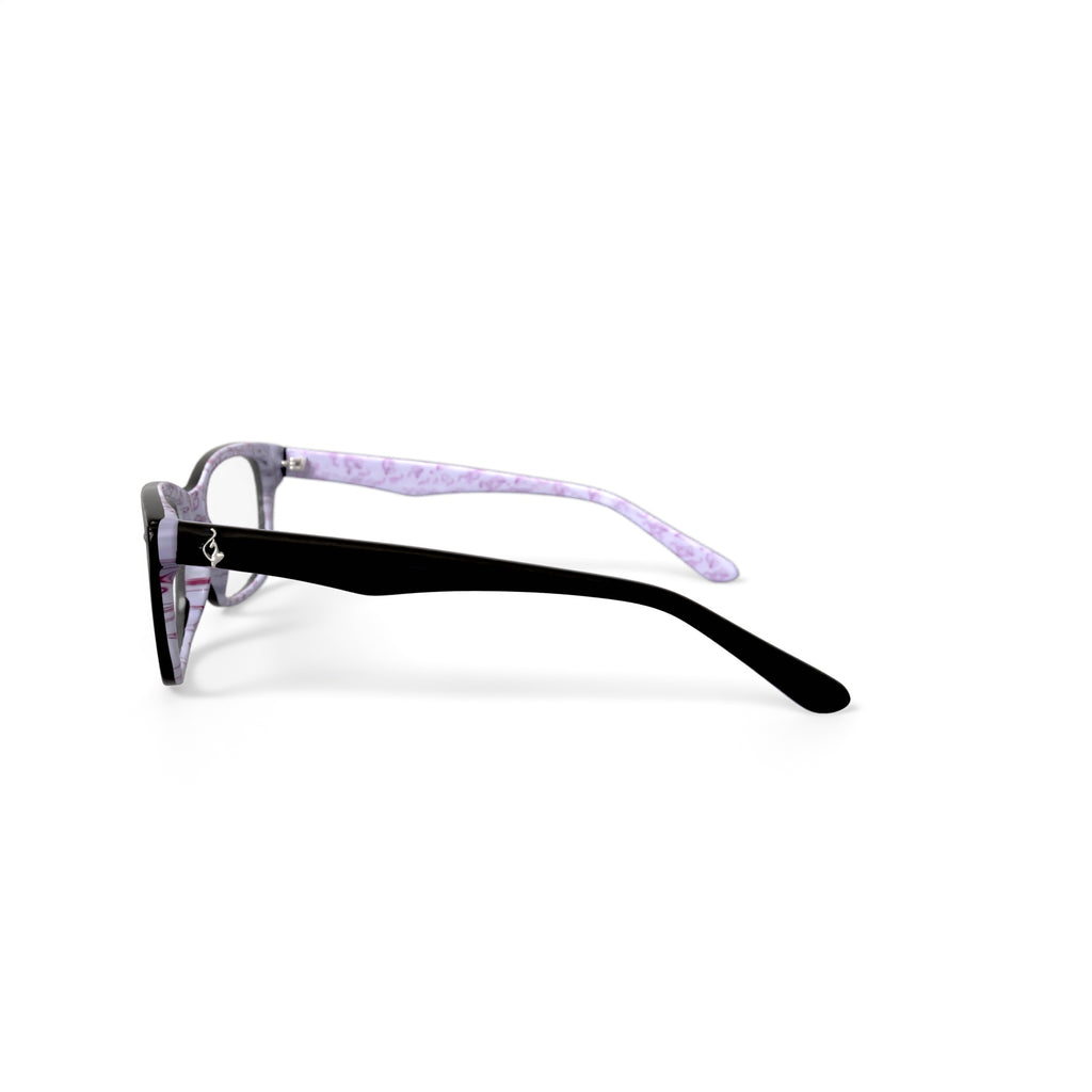 Baby Phat Women's BV270 Square Prescription Eyeglasses with Case, Black