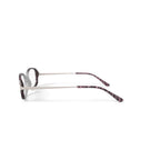 Women's SL1543 Rectangular Prescription Eyeglasses with Case, Crystal Purple