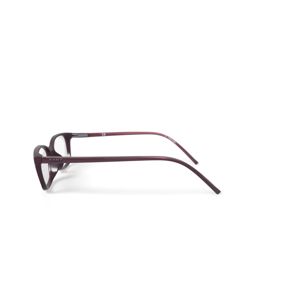 Women's DK5006 Prescription Eyeglasses with Case, Burgundy