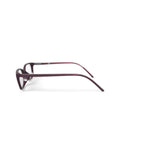 Women's DK5006 Prescription Eyeglasses with Case, Burgundy