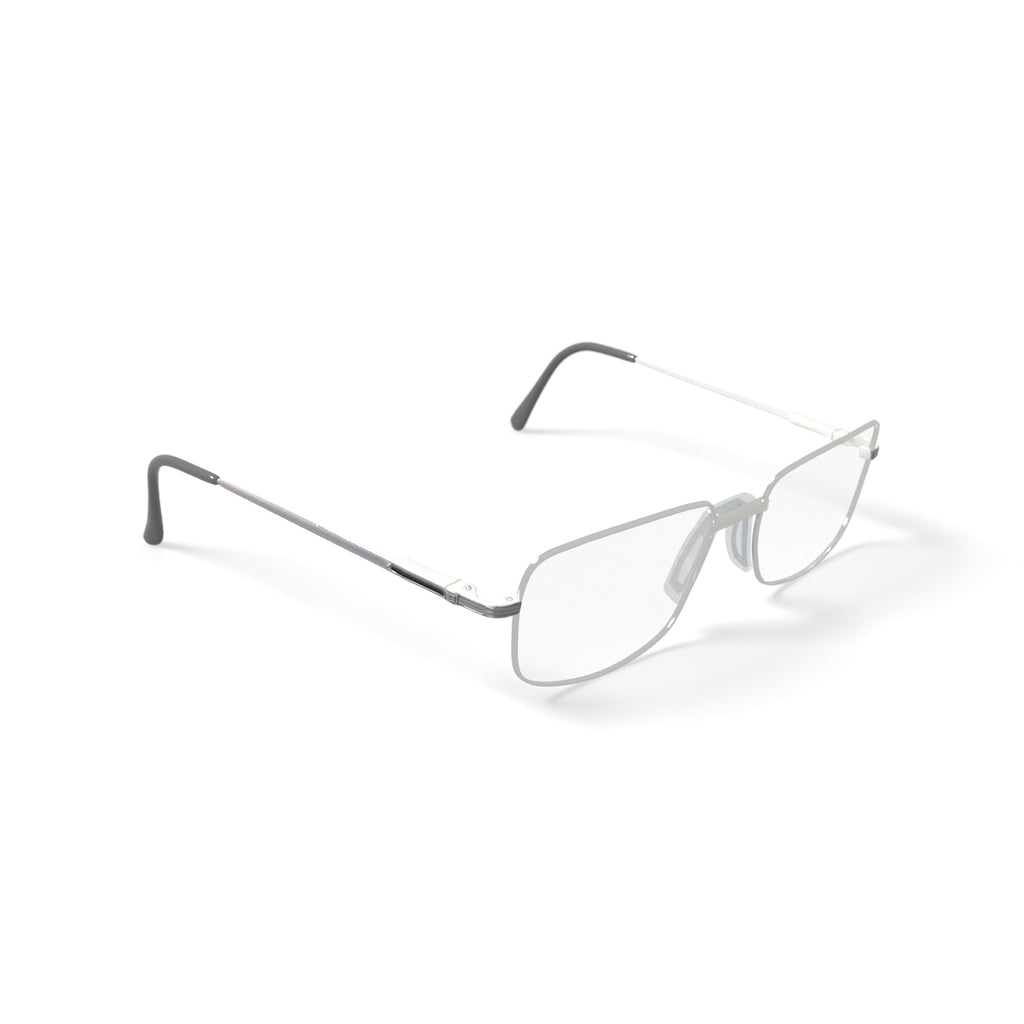 Men's STXL17 Square Prescription Eyeglasses with Case, Gunmetal