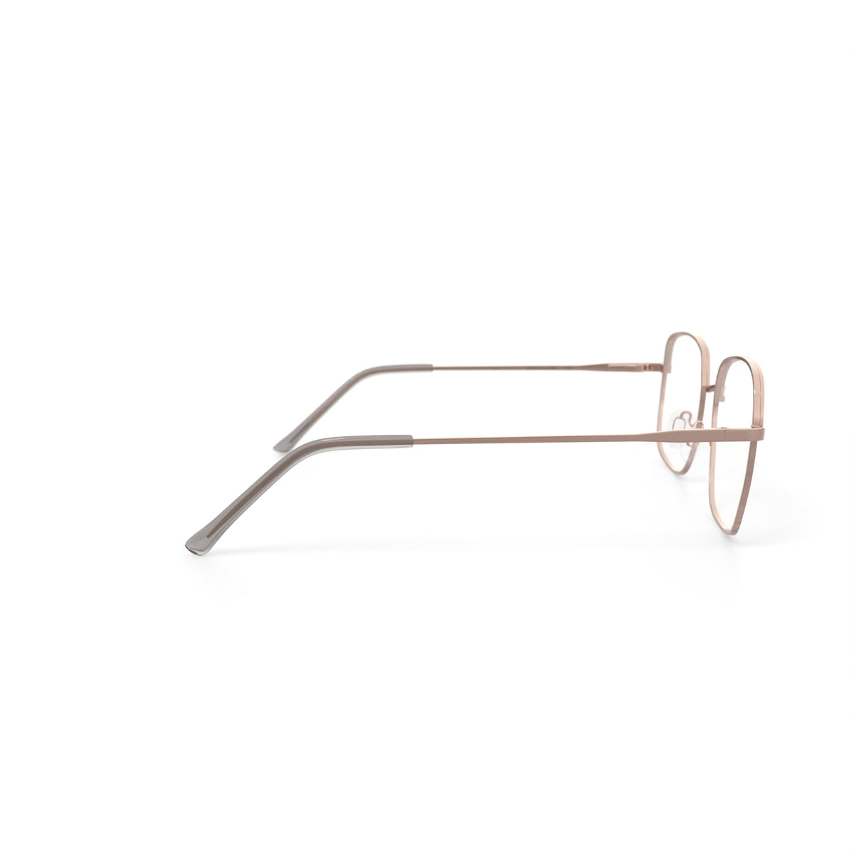 Women's MV027 Jillian Square Prescription Eyeglasses with Case, Gold