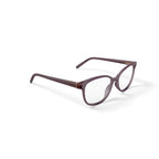 Women's BE223 Geranium Round Prescription Eyeglasses with Case, Pink Crystal