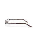 Women's OSL707 Oval Prescription Eyeglasses with Case, Brown