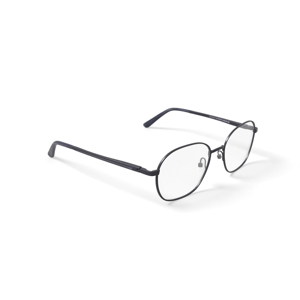 Men's Franklin Prescription Eyeglasses with Case, Gunmetal