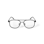 Men's ST143 Square Prescription Eyeglasses with Case, Gunmetal