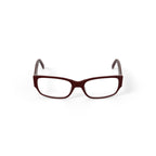 Vendela Women's V1001 Rectangular Prescription Eyeglasses with Case, Cherry Red
