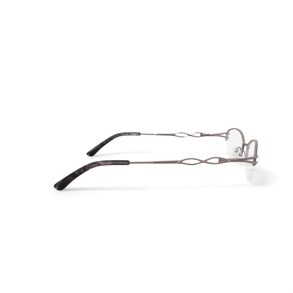 Visage Womens E209 Oval Prescription Eyeglasses with Case, Gold
