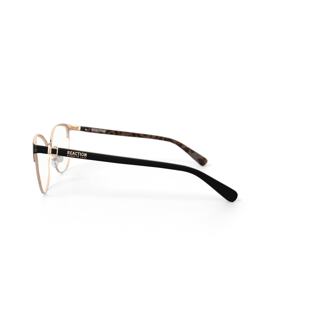 Kenneth Cole Women's KC0904-1 Browline Prescription Eyeglasses with Case, Black