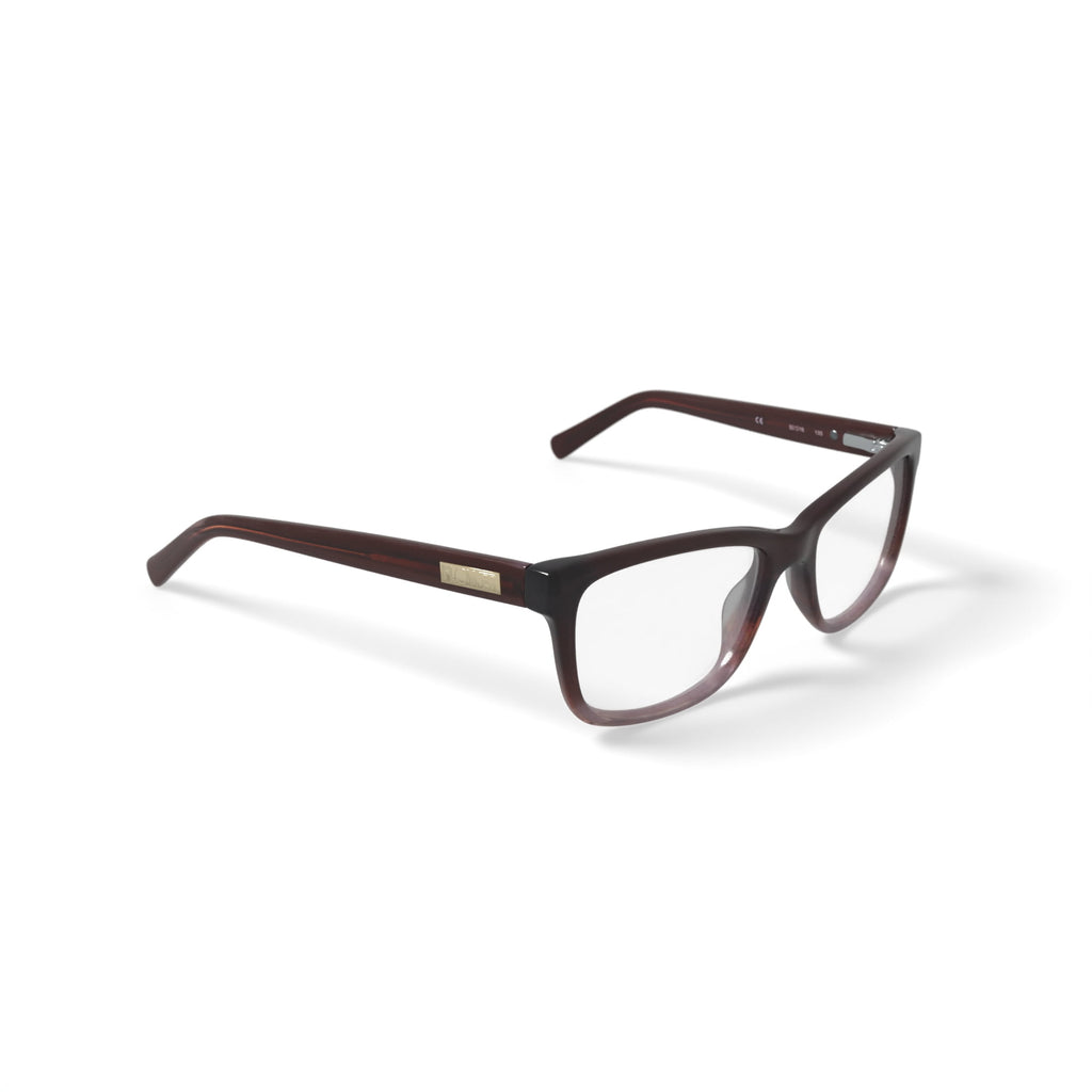 Flower Women's Square Eyeglasses, FLR6005, Lauren, Brown, 52-16-135, with Case