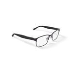 OCTO180 Men's Respect Browline Prescription Eyeglasses with Case, Gray