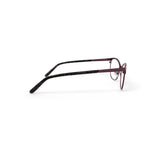 Women's HC209 Your Majesty Browline Prescription Eyeglasses with Case, Purple Tortoise