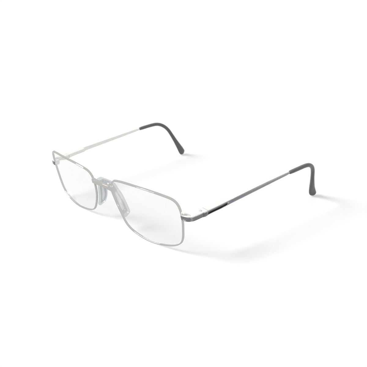 Men's STXL17 Square Prescription Eyeglasses with Case, Gunmetal