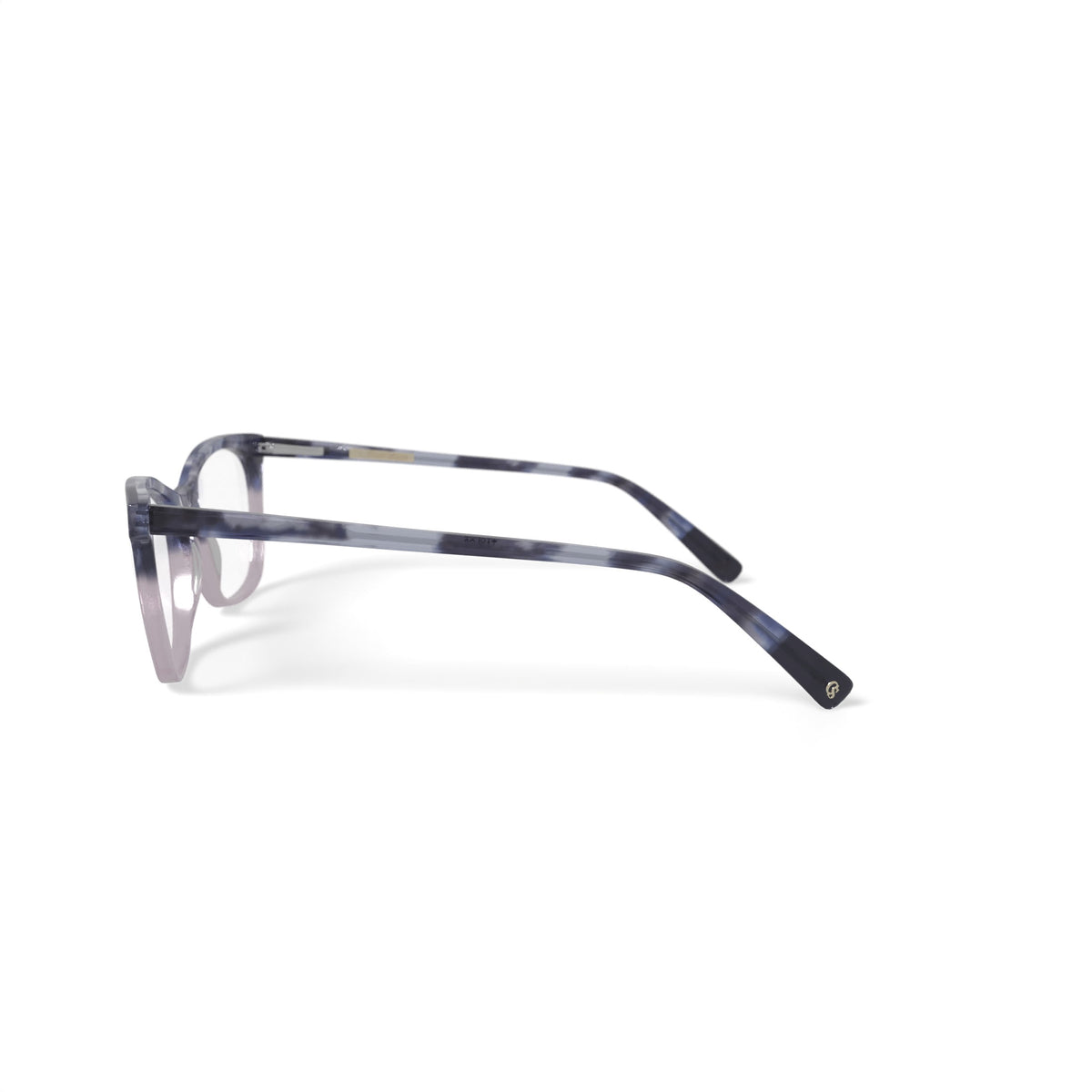 Women's Taylor Square Prescription Eyeglasses with Case, Pink Tortoise Gradient