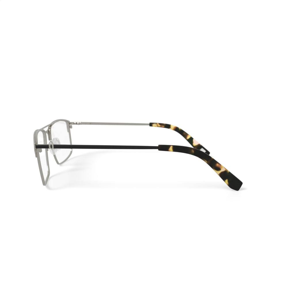 Men's RJ1934 Rectangular Prescription Eyeglasses with Case, Black/Gold