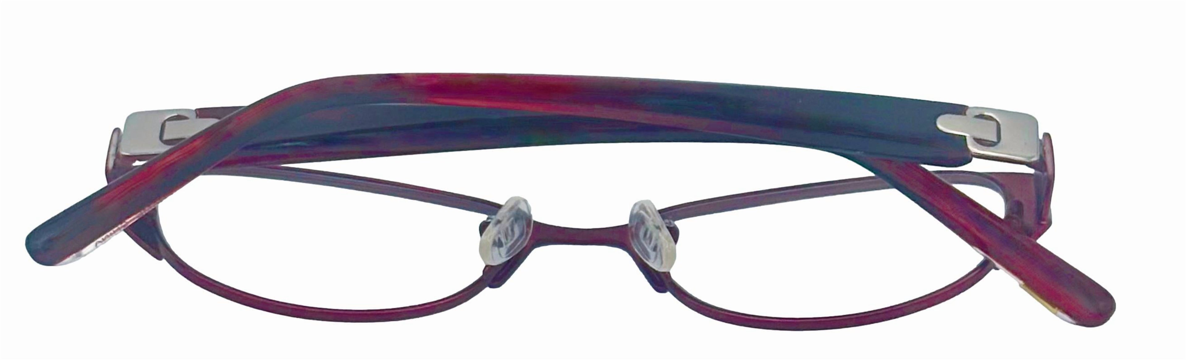 Womens Rectangle Red l Eyewear Frame J135 49mm