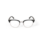 True Religion Men's T008 Browline Prescription Eyeglasses with Case, Black