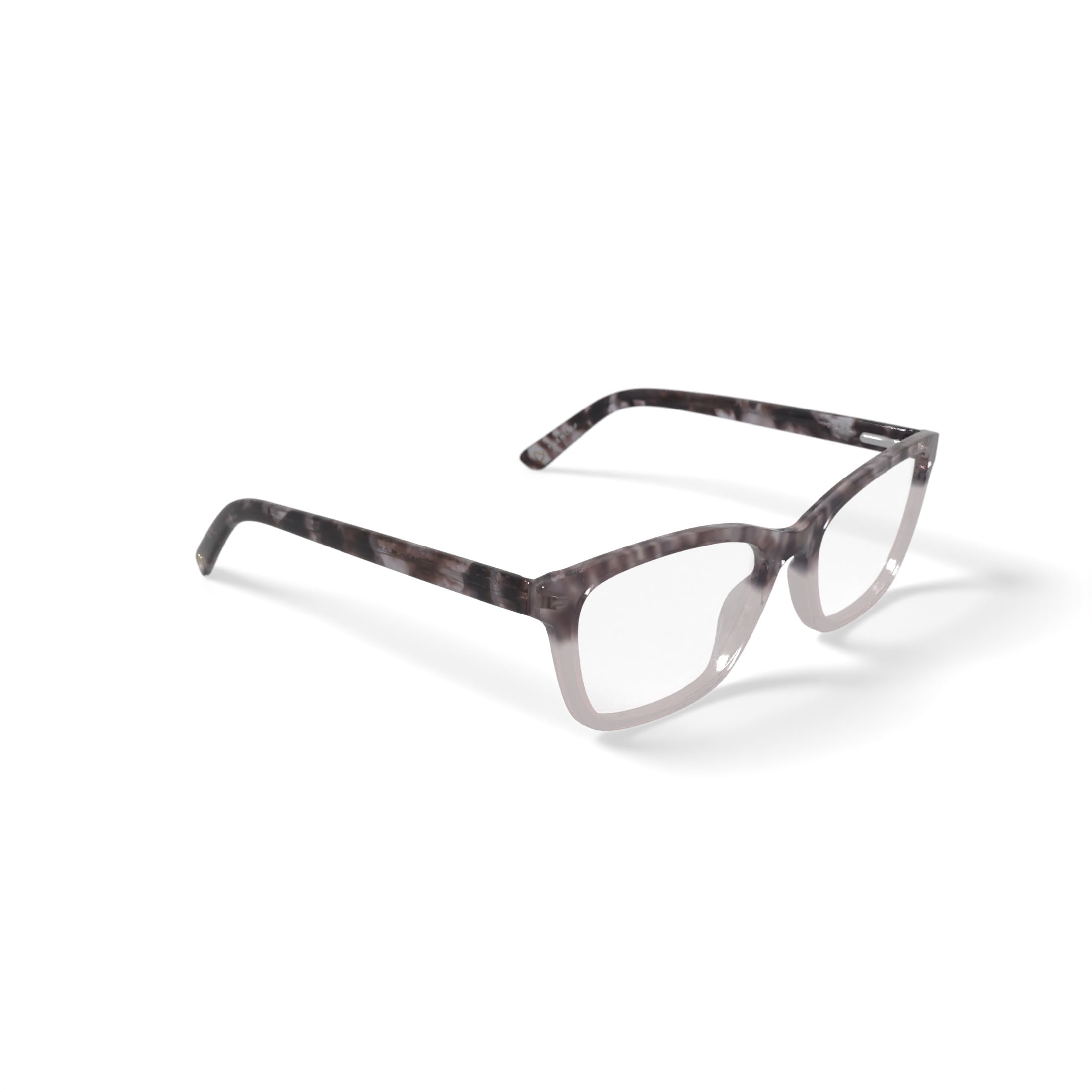 Women's HC207 Cat Eye Prescription Eyeglasses with Case, Brown Tortoise Gradient
