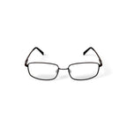 EasyTwist TurboFlex Men's ET875 Rectangular Prescription Eyeglasses with Case, Gray