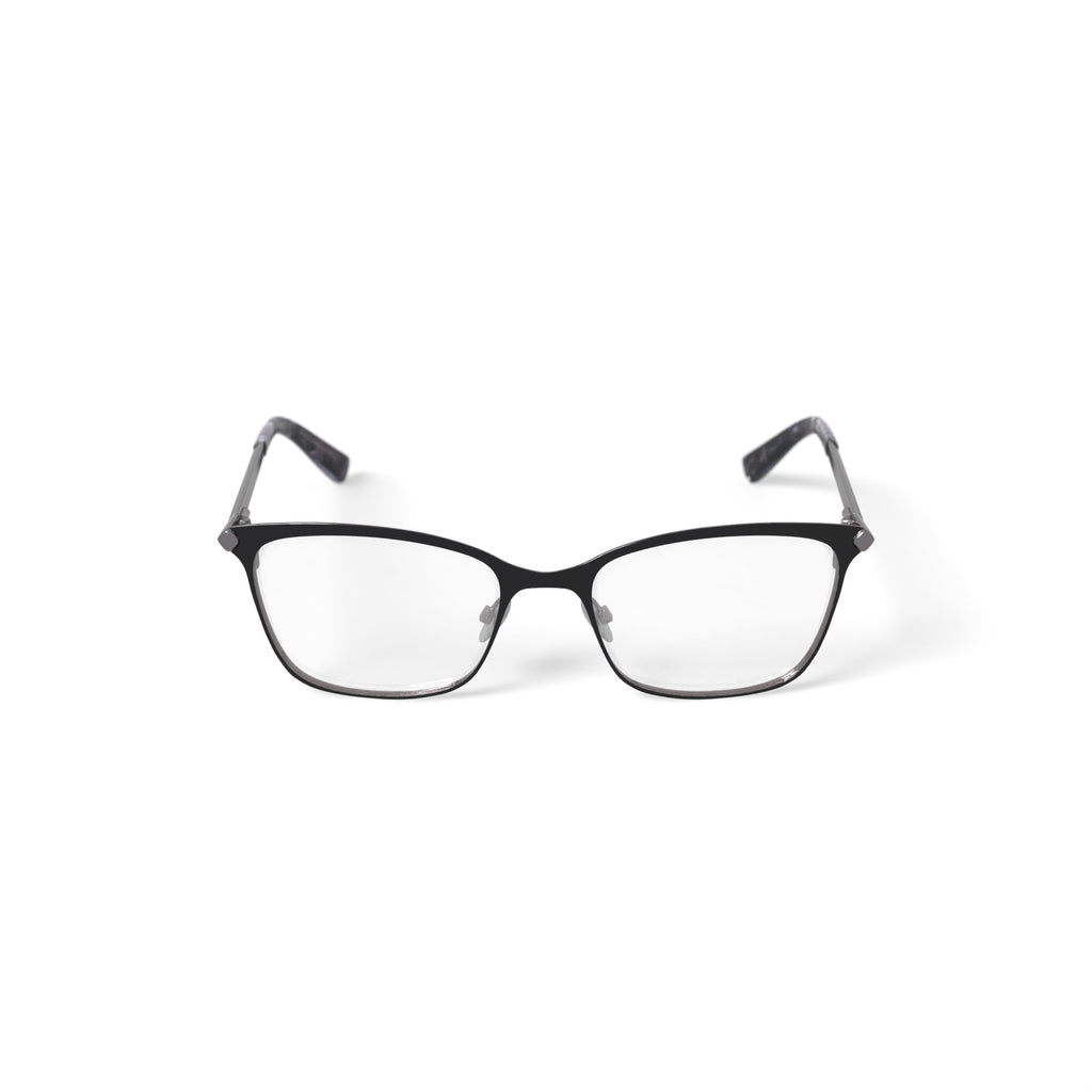 Women's NLO5012 Prescription Eyeglasses with Case, Black