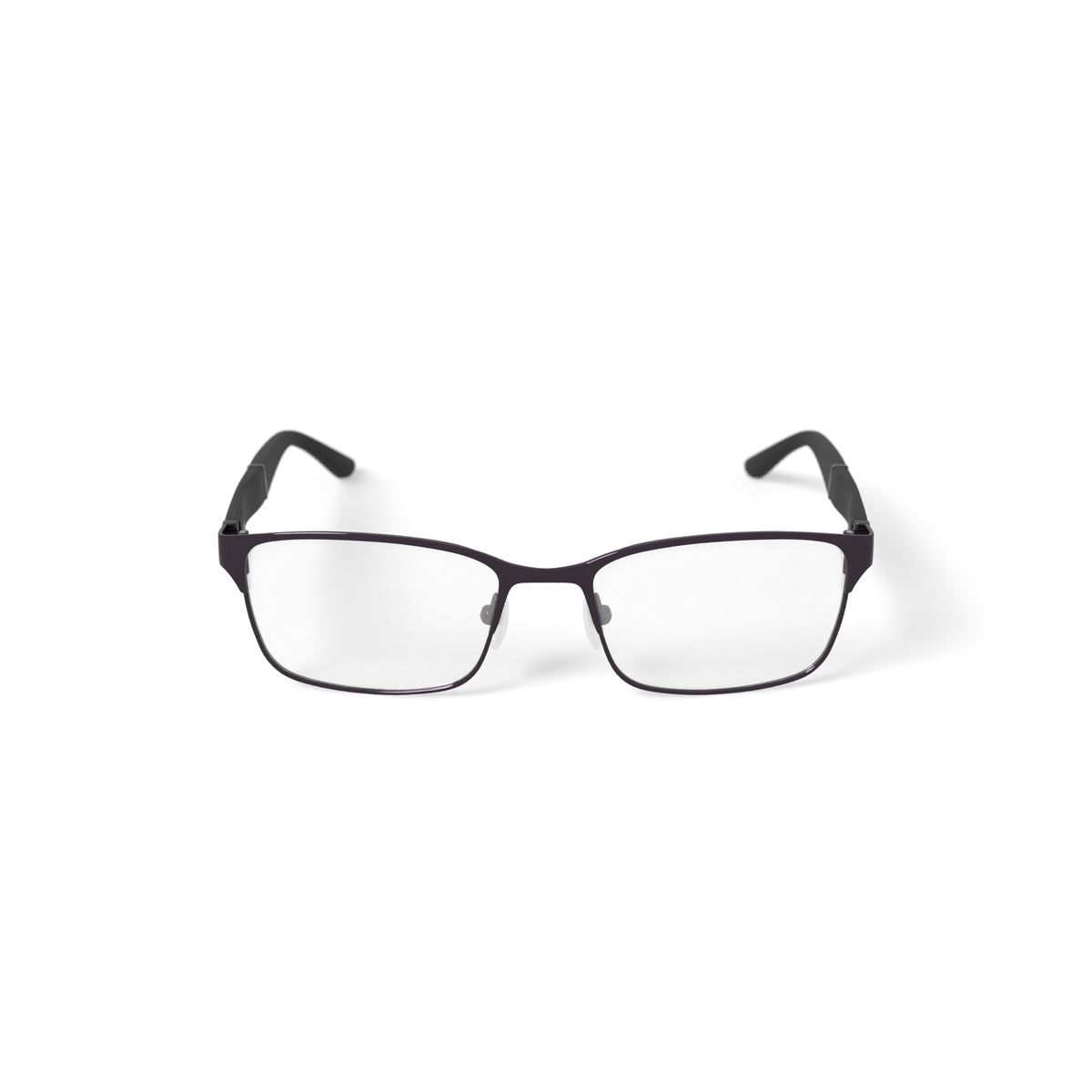 OCTO180 Men's Respect Browline Prescription Eyeglasses with Case, Gray