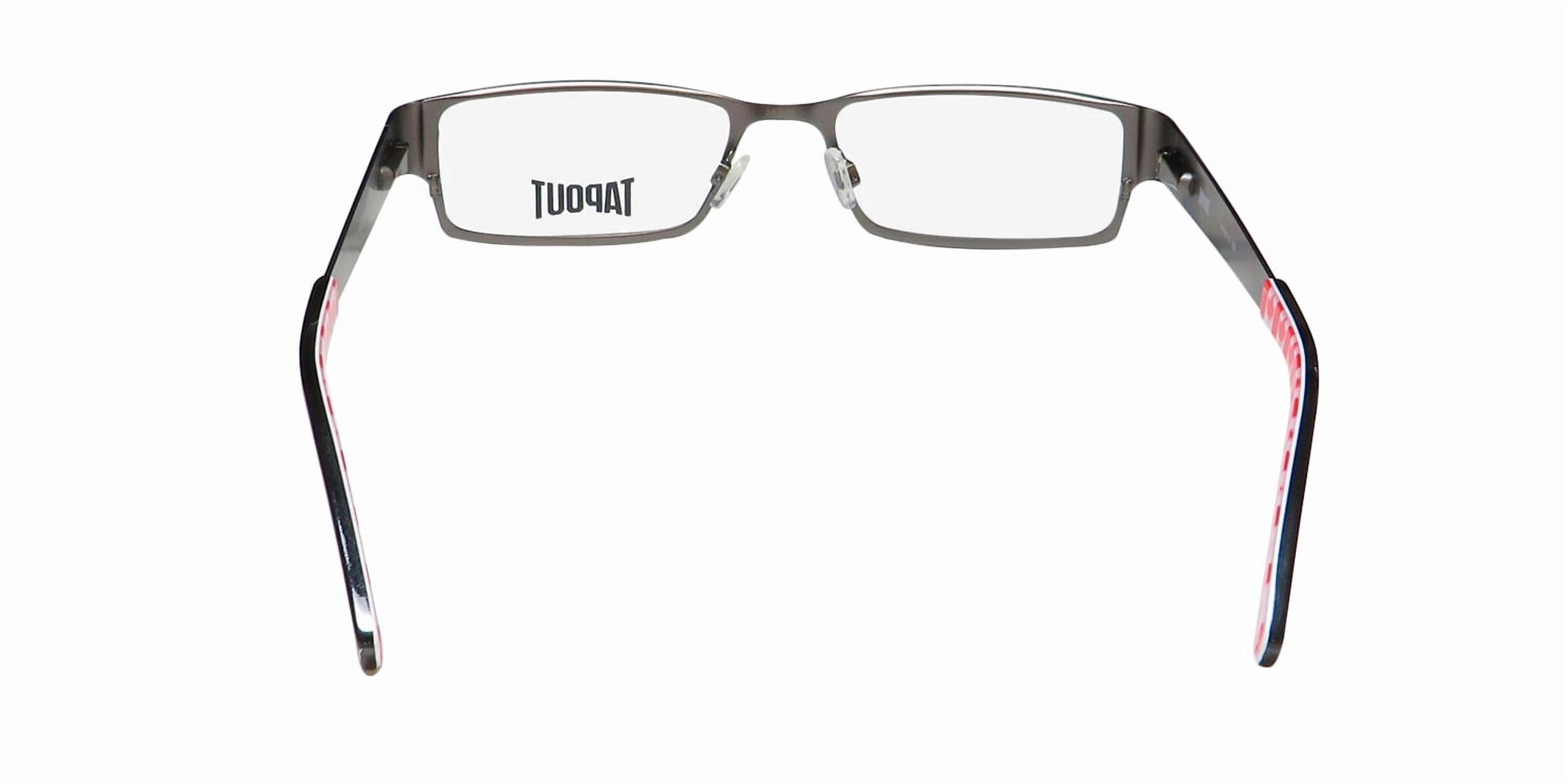 TAPOUT TAPMO112 EYEGLASS FRAME/GLASSES STAINLESS STEEL FULL-RIM GENUINE DESIGNER