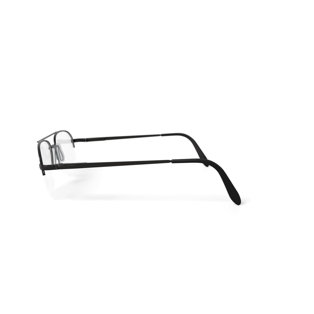 Men's ST239 Square Prescription Eyeglasses with Case, Gunmetal