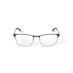 Men's MC010 Joseph Browline Prescription Eyeglasses with Case, Black