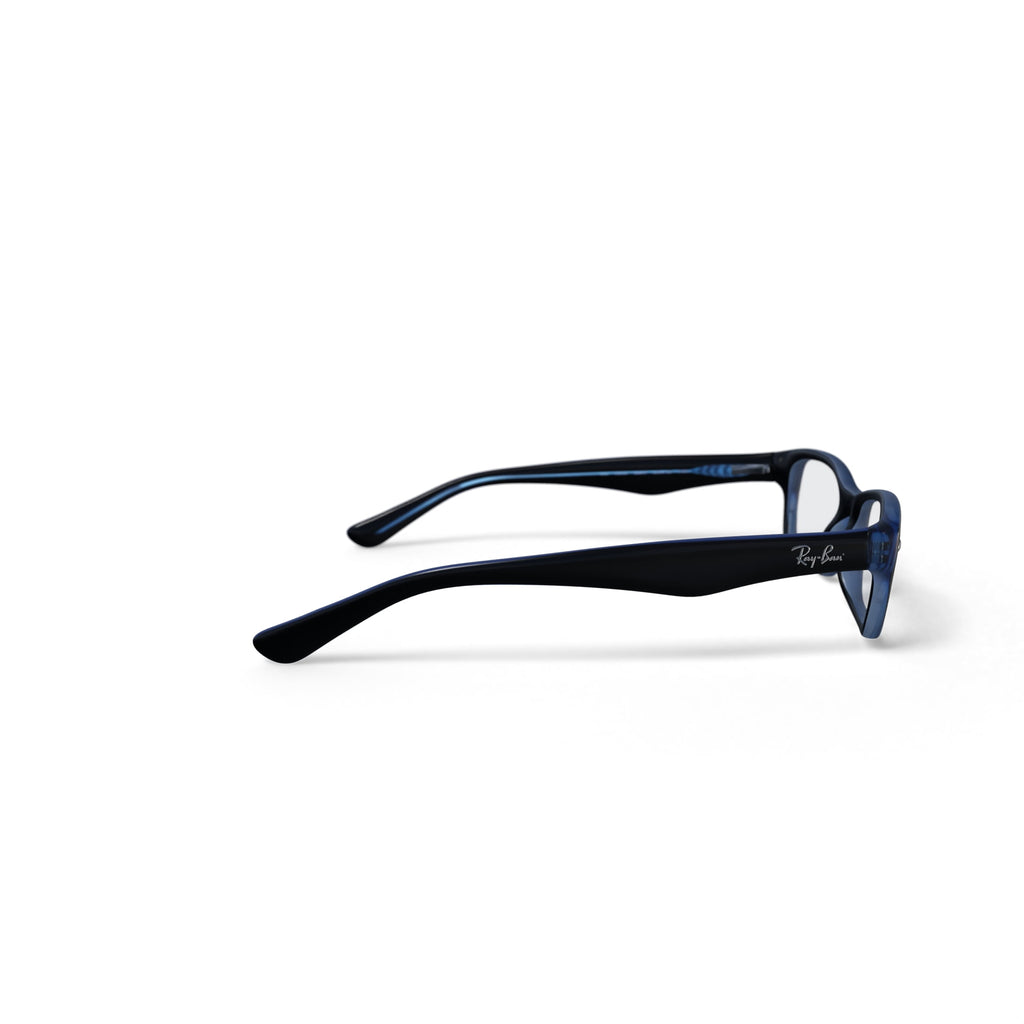  Youth Size 48 0RY1530 Prescription Eyeglasses with Case, Blue on Blue Fluo/Demo Lens