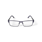 Mens HV705 Square Prescription Eyeglasses with Case, Navy