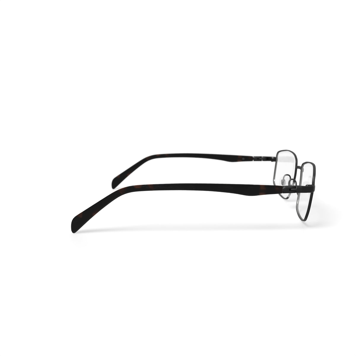 Men's Patriot Square Prescription Eyeglasses with Case, Gunmetal