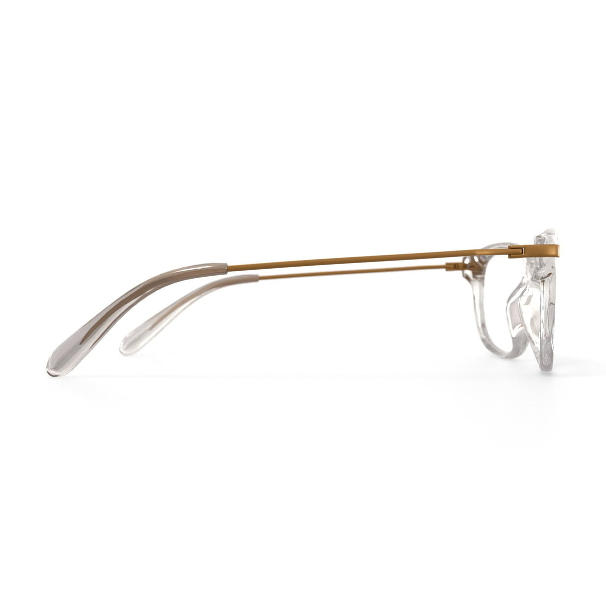 Women's WOP69 Cat Eye Prescription Eyeglasses with Case, Crystal