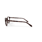 M America Women's Bijou Round Prescription Eyeglasses with Case, Light Tortoise