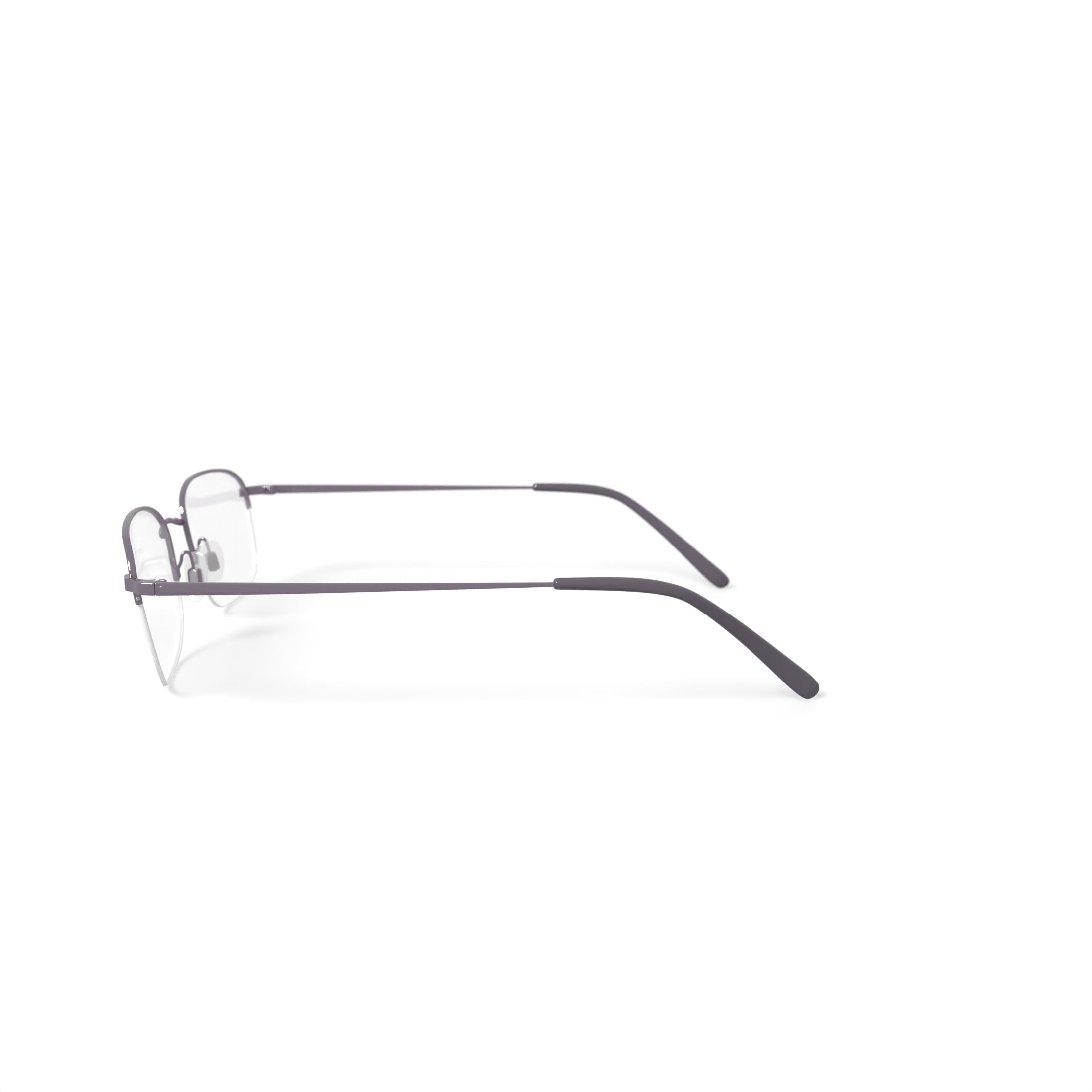 TiFlex Men's T1506 Square Square Prescription Eyeglasses with Case, Gunmetal