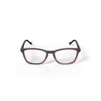 Women's Nora Square Prescription Eyeglasses with Case, Red/Pink