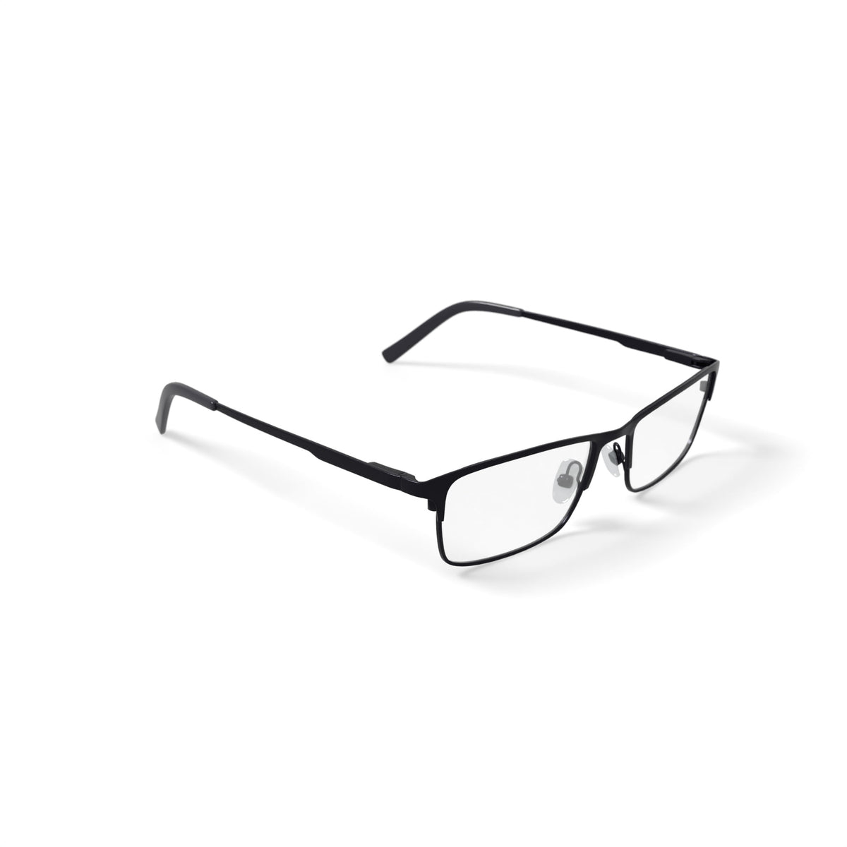Men's W150 Browline Prescription Eyeglasses with Case, Black