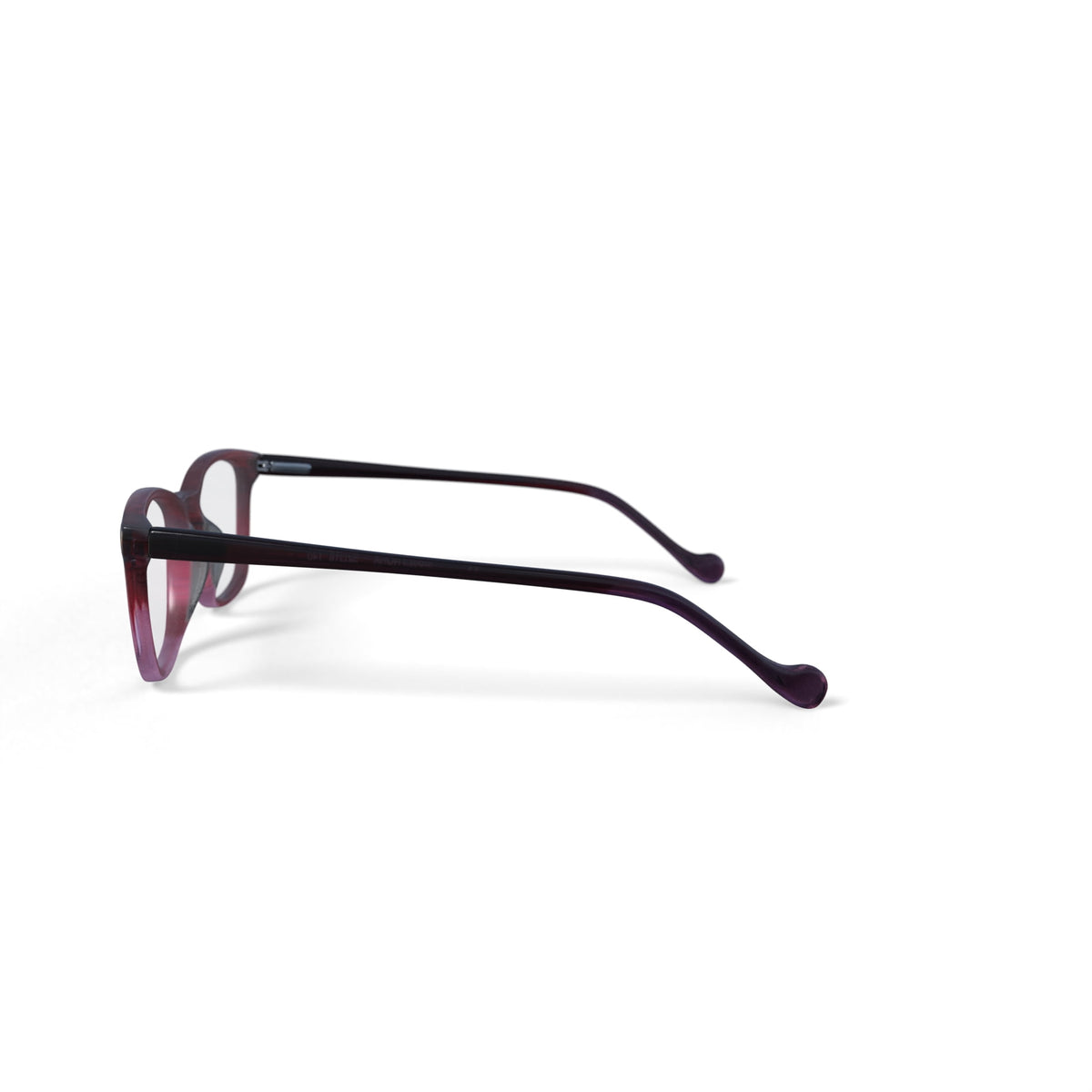 Women's Nora Square Prescription Eyeglasses with Case, Red/Pink