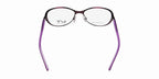 NEW LIGHTEC 7039L WOMENS/LADIES DESIGNER FULL-RIM PLUM / PURPLE FRAME DEMO LENSES 50-15-135 FLEXIBLE HINGES EYEGLASSES/EYEWEAR