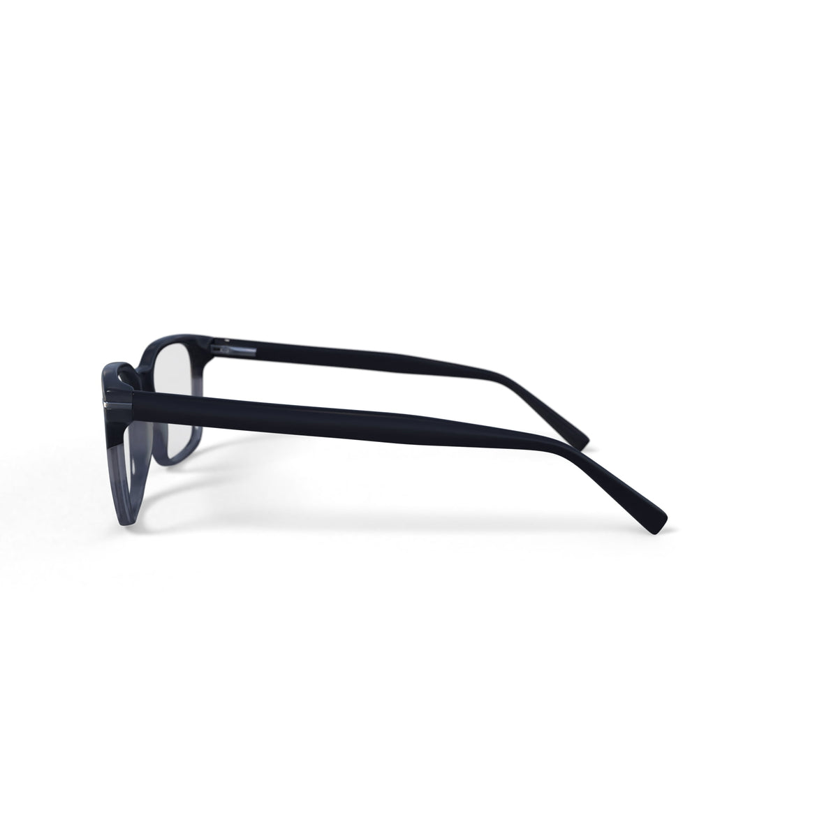 Men's Wyatt Square Prescription Eyeglasses with Case, Black Gradient